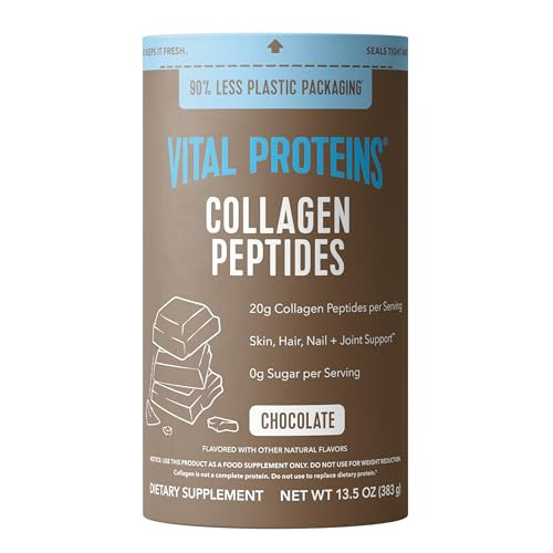 Vital Proteins Collagen Peptides Powder - Chocolate Powder for Hair, Nail, Skin, Bone & Joint Health, 13.5oz | Amazon (US)