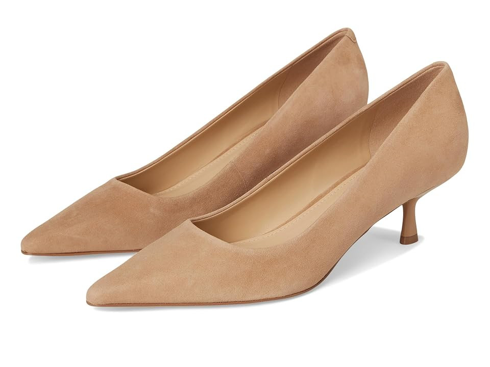 Marc Fisher LTD Calynna Women's Shoes Medium Natural Suede : 6 M, Leather/Suede | Zappos
