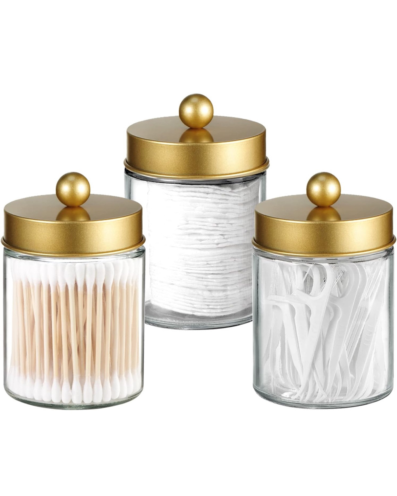 Bathroom Vanity Organizer, Qtip Holder, Storage Organizer, Countertop, Cute Stickers, for Qtips, Cotton Swabs, Makeup Sponges, Floss

#LTKdayinmylife #LTKHome