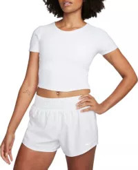Nike Women's One Fitted Dri-FIT Short-Sleeve Cropped Top | DICK'S Sporting Goods