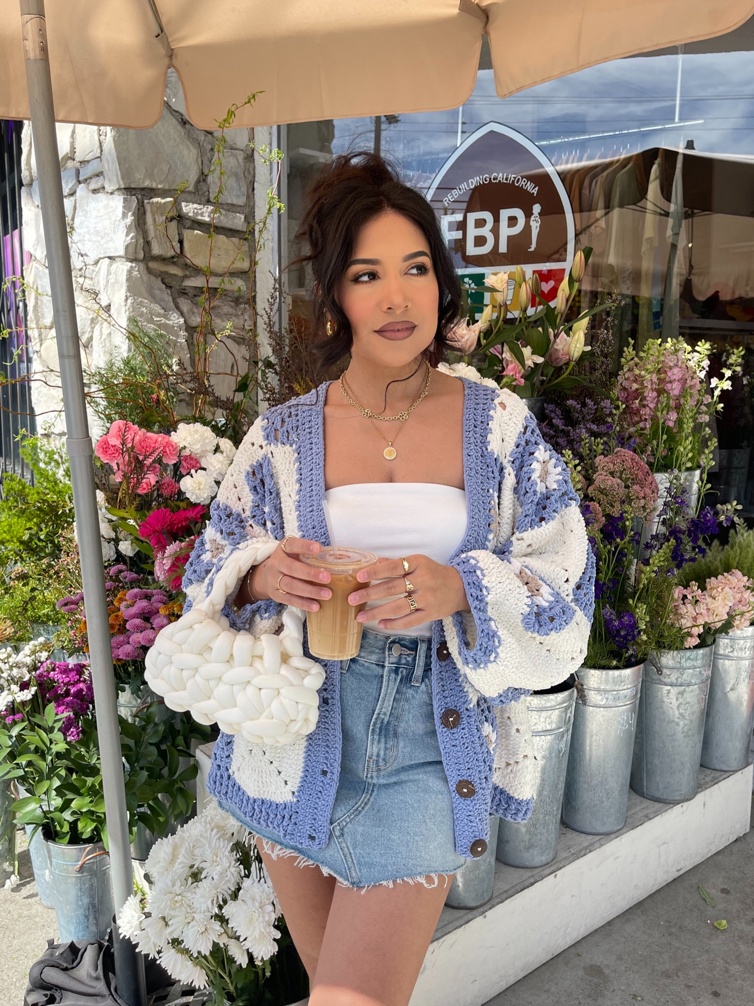 Floral cardigan sold out but sign up for notification for restock 🫶🏼🧵🩵
Whole look from lulus

#LTKbeauty #LTKstyletip #LTKSeasonal