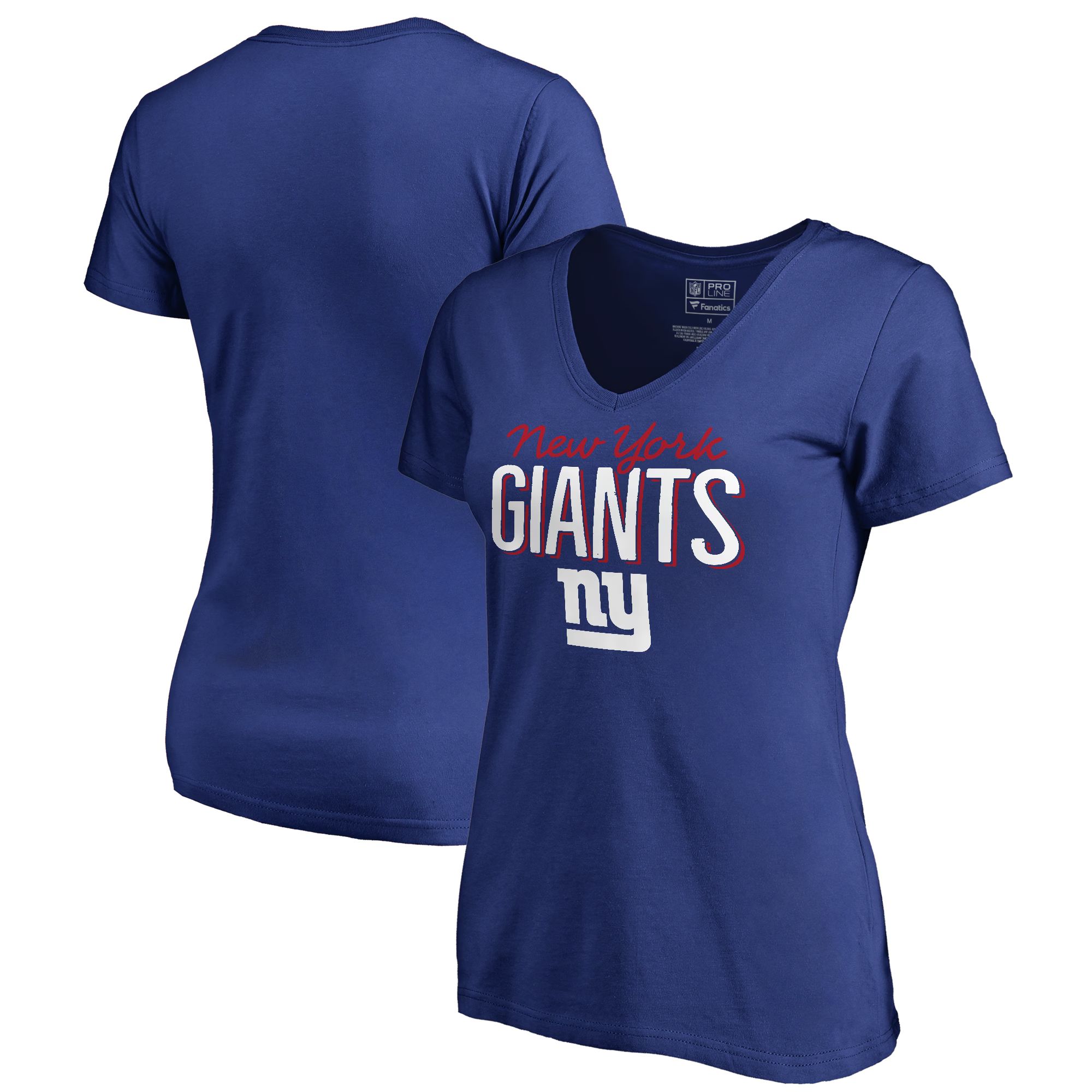 New York Giants NFL Pro Line by Fanatics Branded Women's Nostalgia T-Shirt - Royal | Fanatics