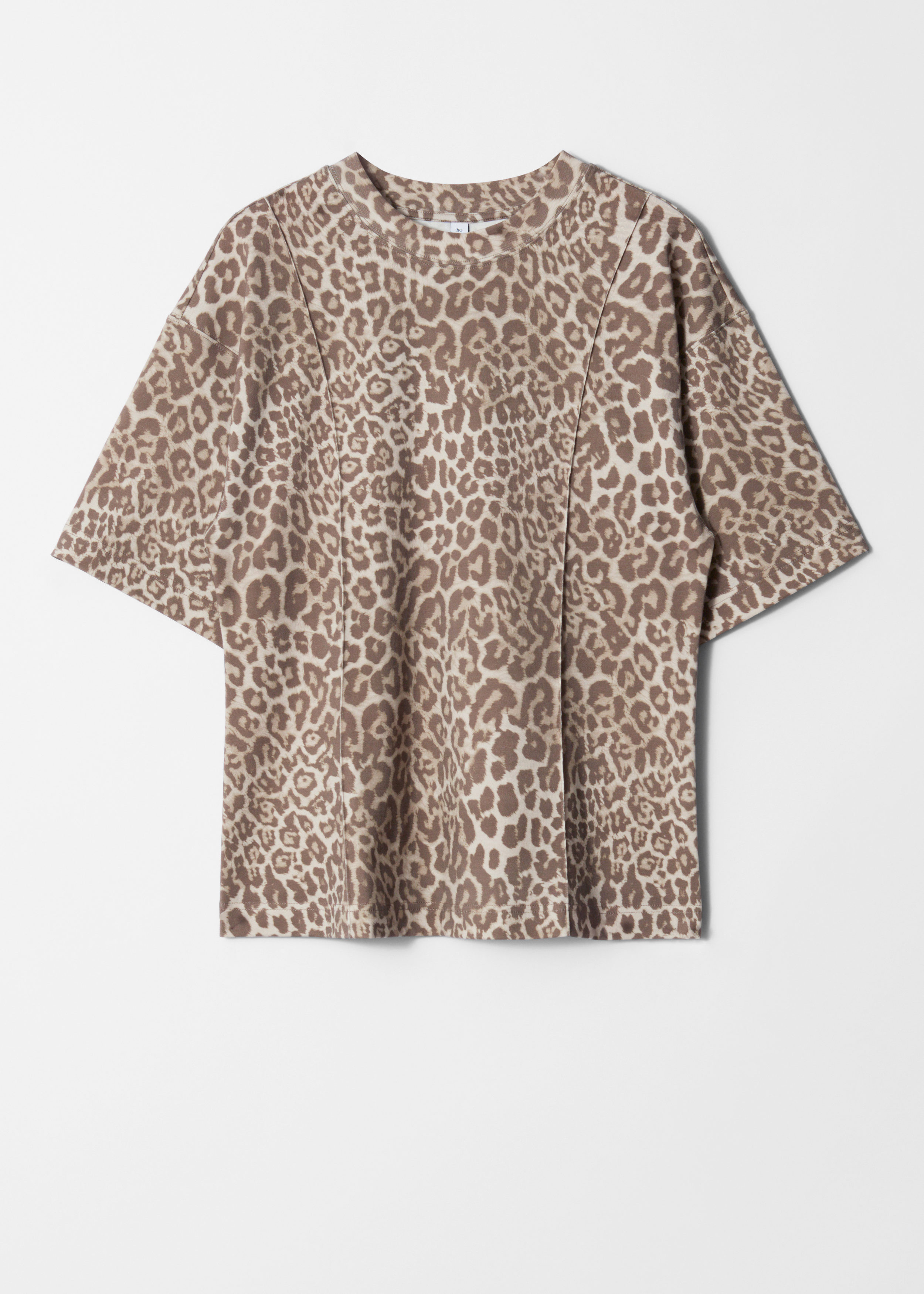 Strukturiertes T-Shirt - Leopardenmuster - & Other Stories DE | & Other Stories EU
