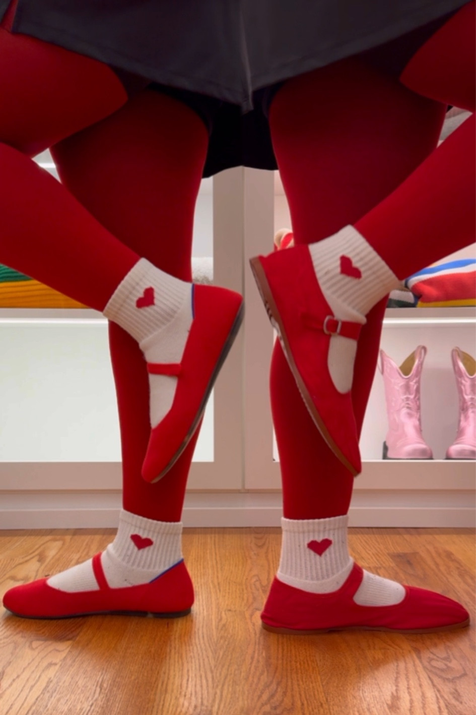 Left is the splurge & right are from Amazon! 
Wearing 7.5 in the left and 8 on the right!
Tights are from sheertex(size XL)

#LTKfindsunder50 #LTKshoecrush #LTKmidsize