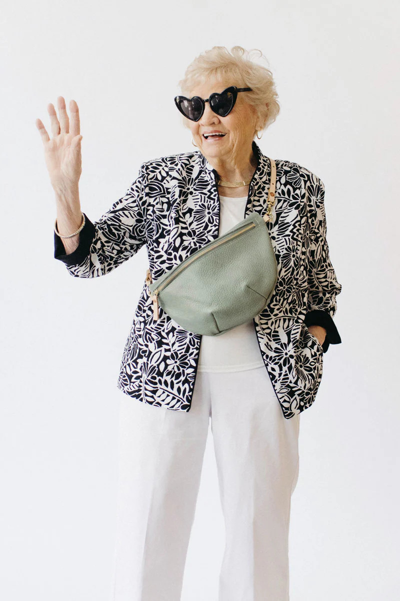 Seafoam Green Leather Fanny Bag | Seafoam green Fanny Bag | Meanwhile Back on the Farm