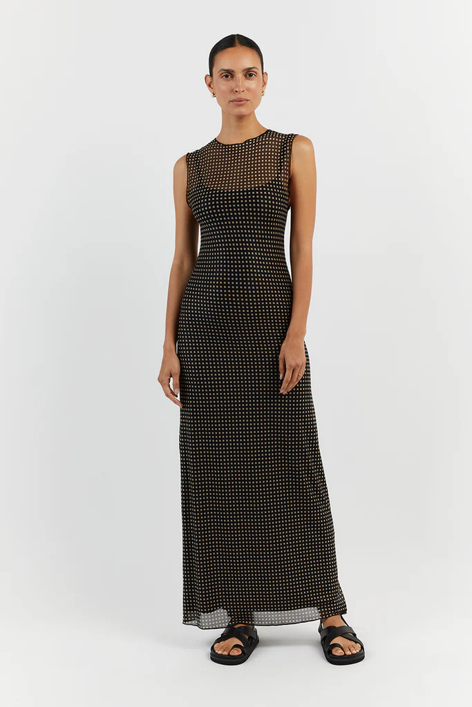 HUDSON BLACK SLEEVELESS MAXI DRESS | DISSH