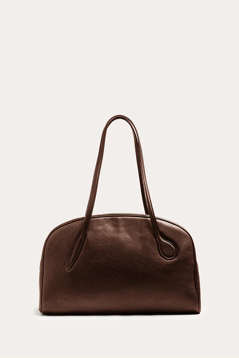 Bowling Bag Dark Brown | LITTLE LIFFNER