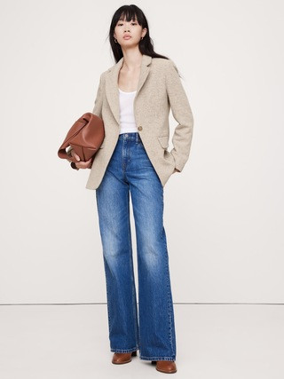 Slim Italian Herringbone Blazer | Banana Republic (US)