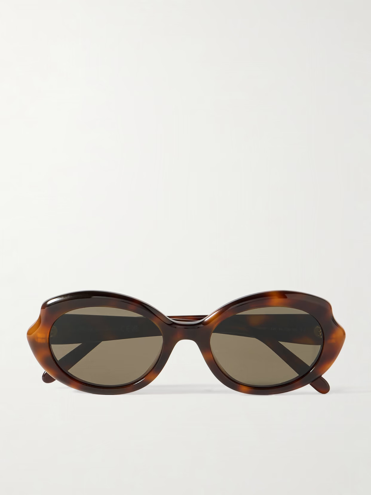 Loewe - Oval-frame Tortoiseshell Acetate Sunglasses - One size | NET-A-PORTER (US)