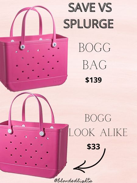 Current Bogg Bag Trend and look alikes for less 

#boggbag 
#bogglookalike #lookforless 
#saveorsplurge #beachbag #bag #ltkaccessories #ltkbag #summerbags

#LTKitbag #LTKFind #LTKSeasonal