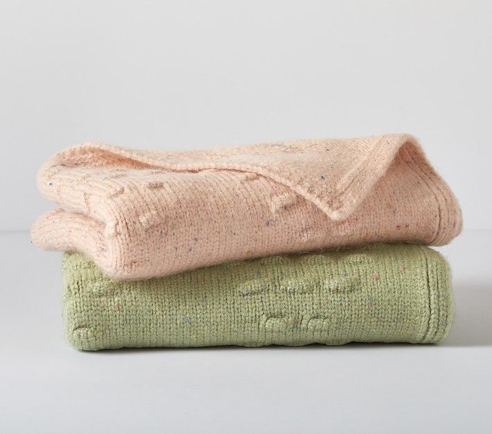 Emily & Meritt Bobble Knit Baby Blanket | Pottery Barn Kids