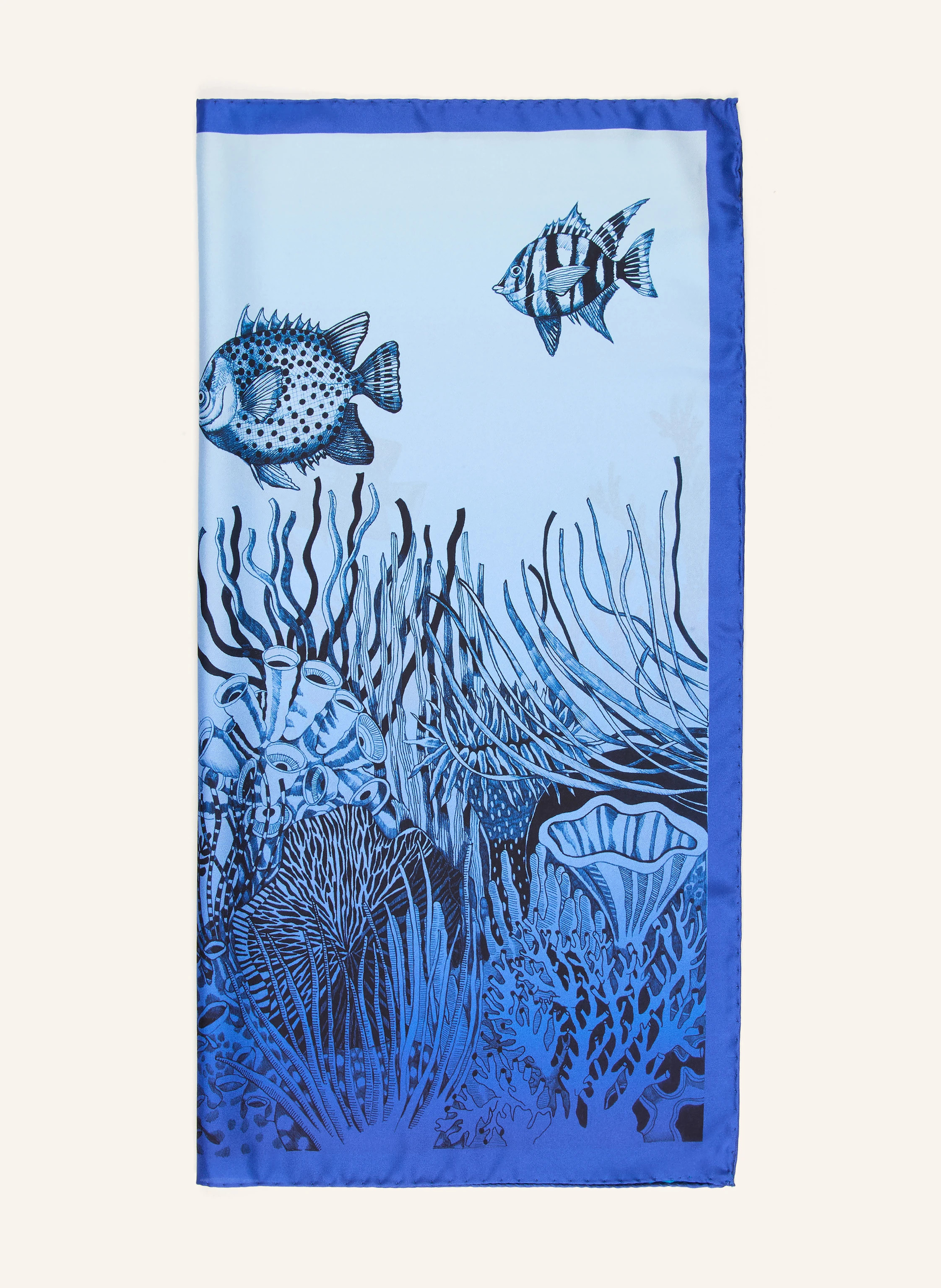 Barbieri Seidentuch in hellblau / dunkelblau / blau | Breuninger (DACH)