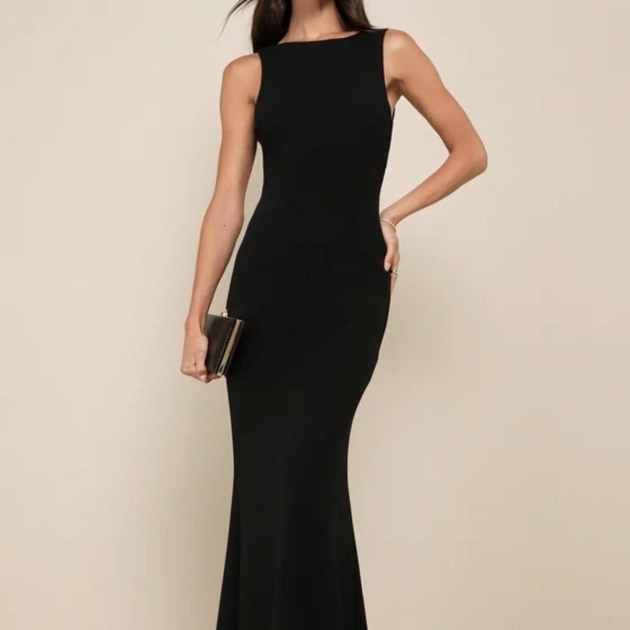 Lulus Women's Formal dresses - Black - M | Depop US