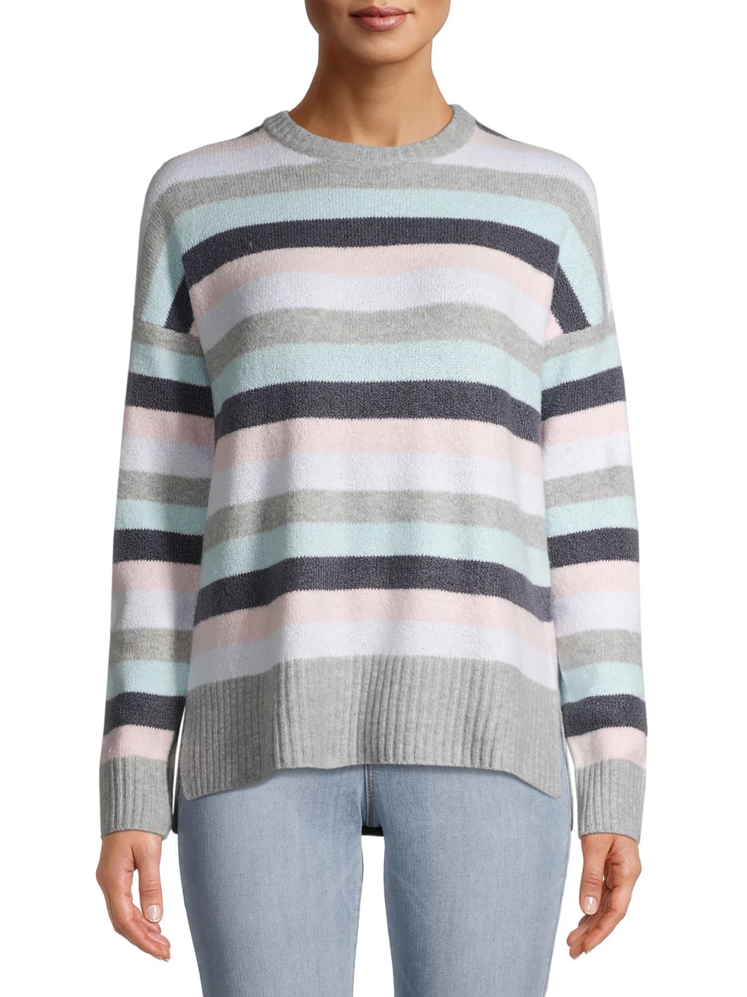 Time and Tru Women's Super Soft Pullover Sweater | Walmart (US)