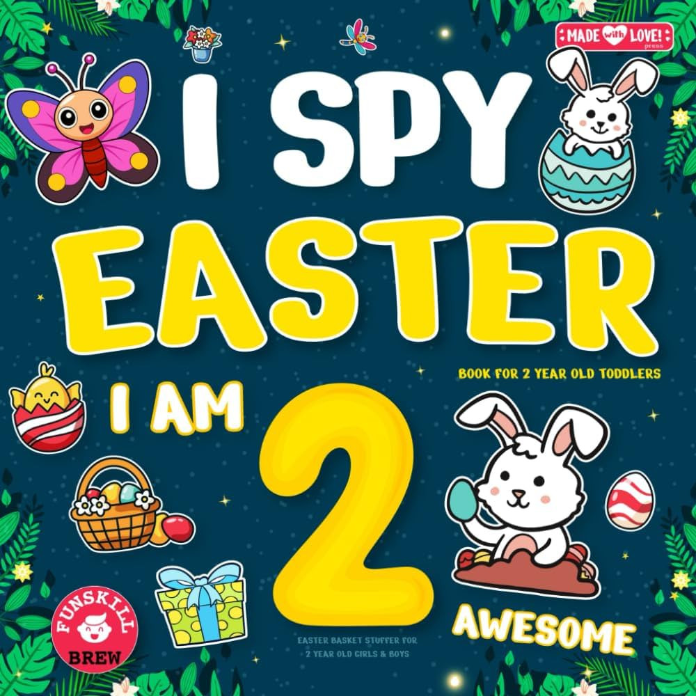 I Spy Easter Book for 2 year old toddlers: Easter Basket Stuffer for 2 year old girls & boys (Eas... | Amazon (US)