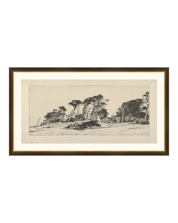 Forest Etching 2. Forest Landscape Art Print. Forest Landscape - Etsy | Etsy (US)