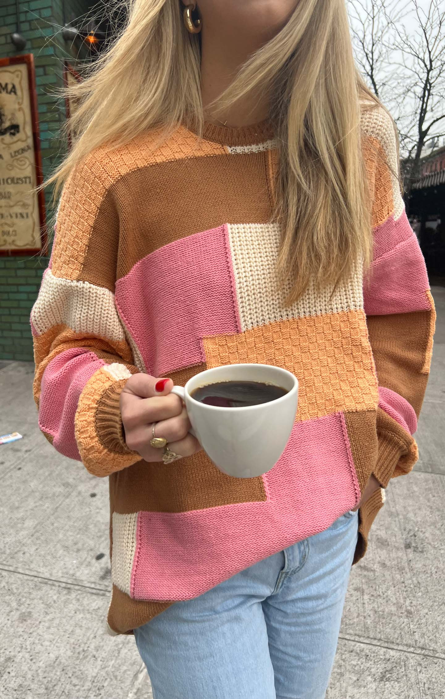 Ember Tunic Sweater ~ Uneven Patchwork Knit | Show Me Your Mumu