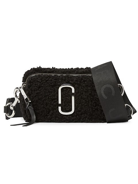 Marc Jacobs Snapshot Faux Shearling Crossbody | Saks Fifth Avenue