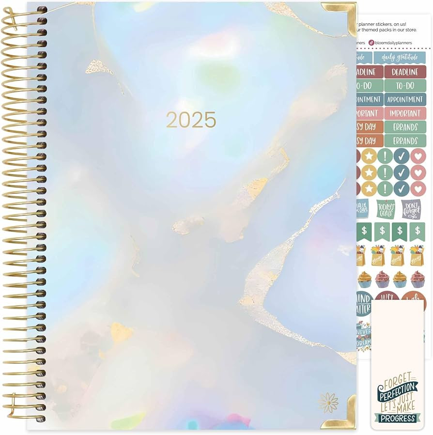 bloom daily planners HARDCOVER 2025 (8.5" x 11") Calendar Year Day Planner (January 2025 - Decemb... | Amazon (US)