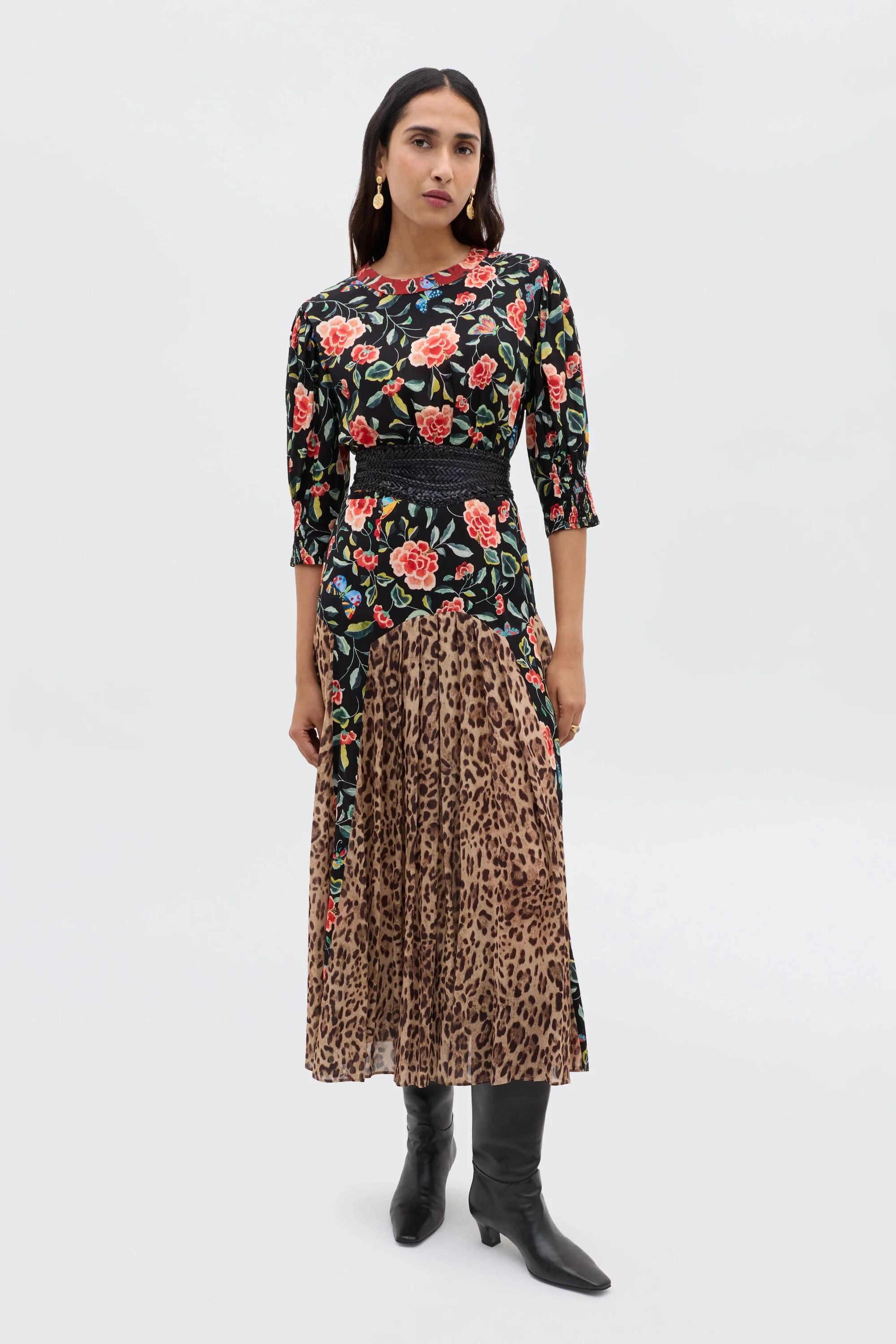 Meg - Mila Butterfly Mix Black | Rixo