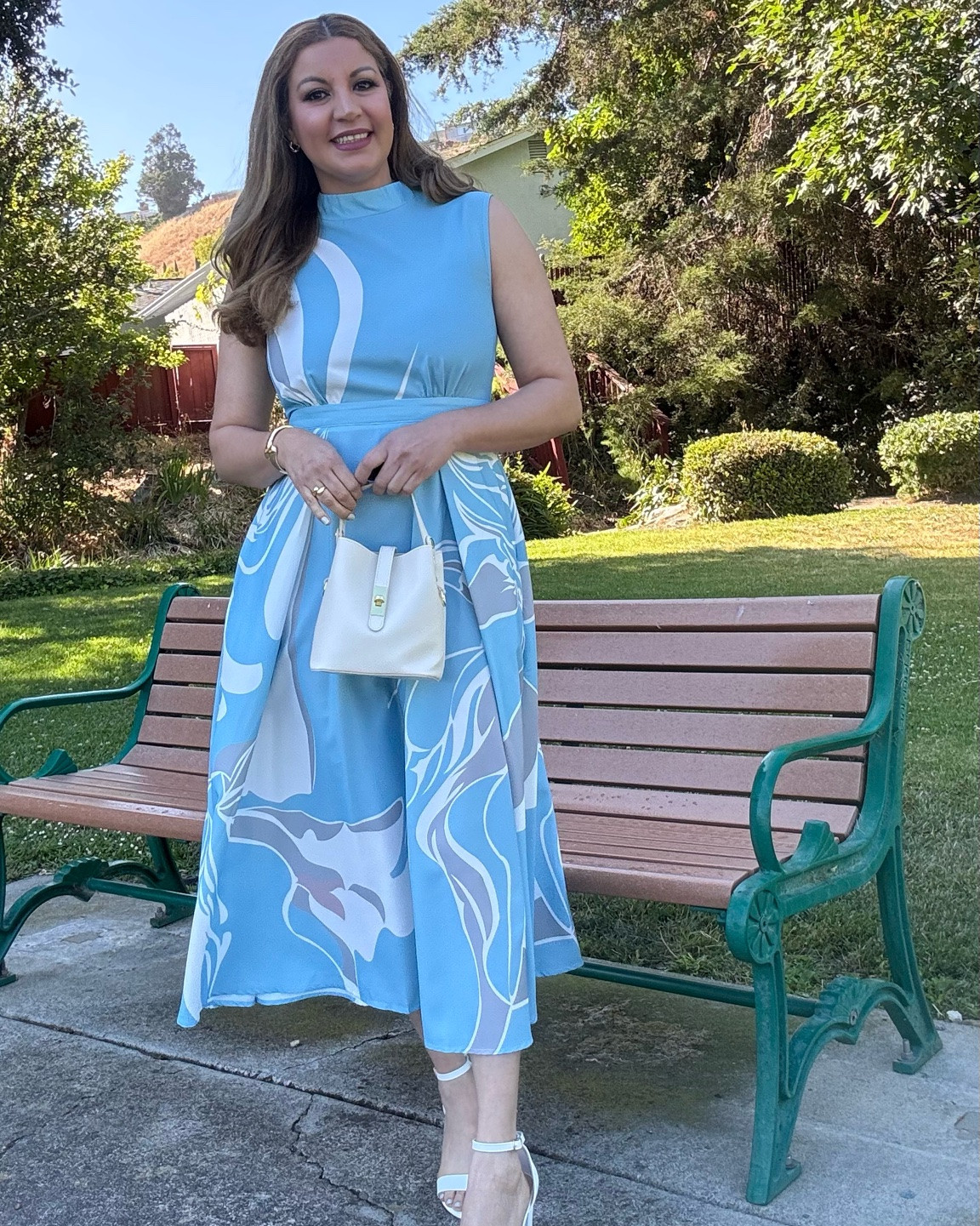 Elegant Abstract Printing Stand Collar Midi Dress.
Size::M

#LTKSeasonal #LTKSaleAlert #LTKMidsize