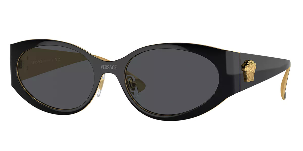 Versace VE2263 143387 Women's Sunglasses Black Size 56 | SmartBuyGlasses Global