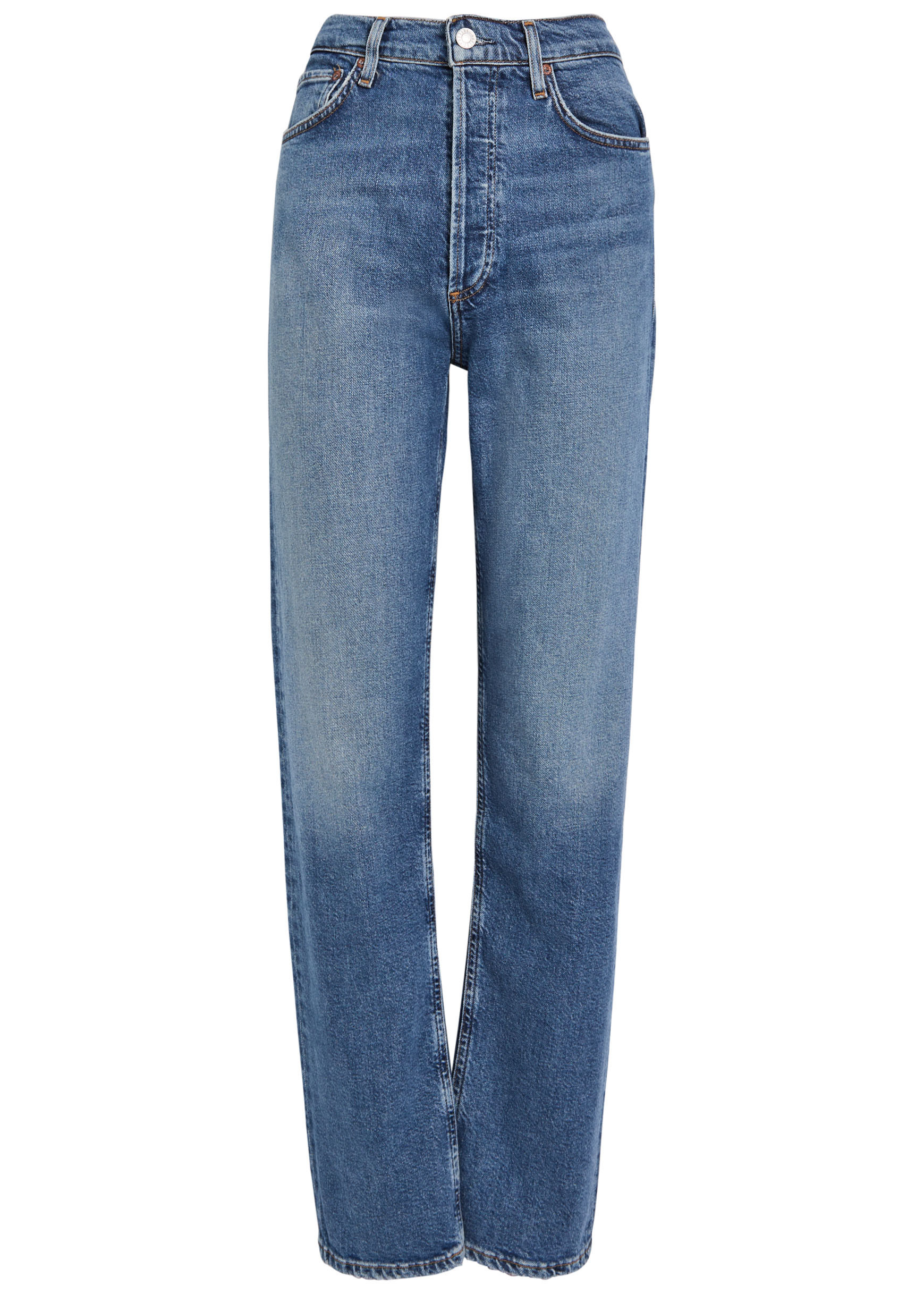90s Pinch Waist straight-leg jeans | Harvey Nichols