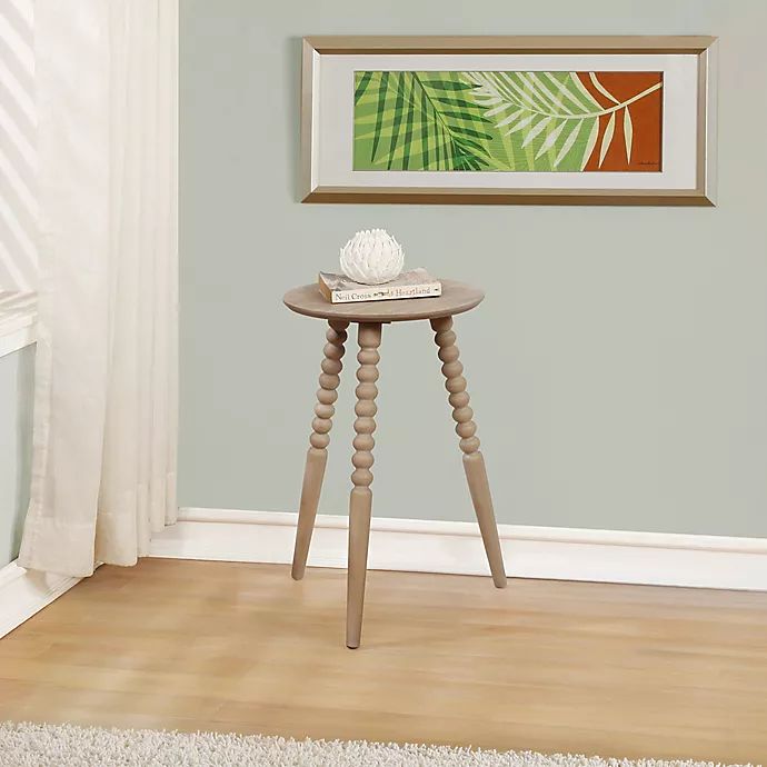 Bee & Willow™ Home Turned Leg Accent Table in Wanut | buybuy BABY