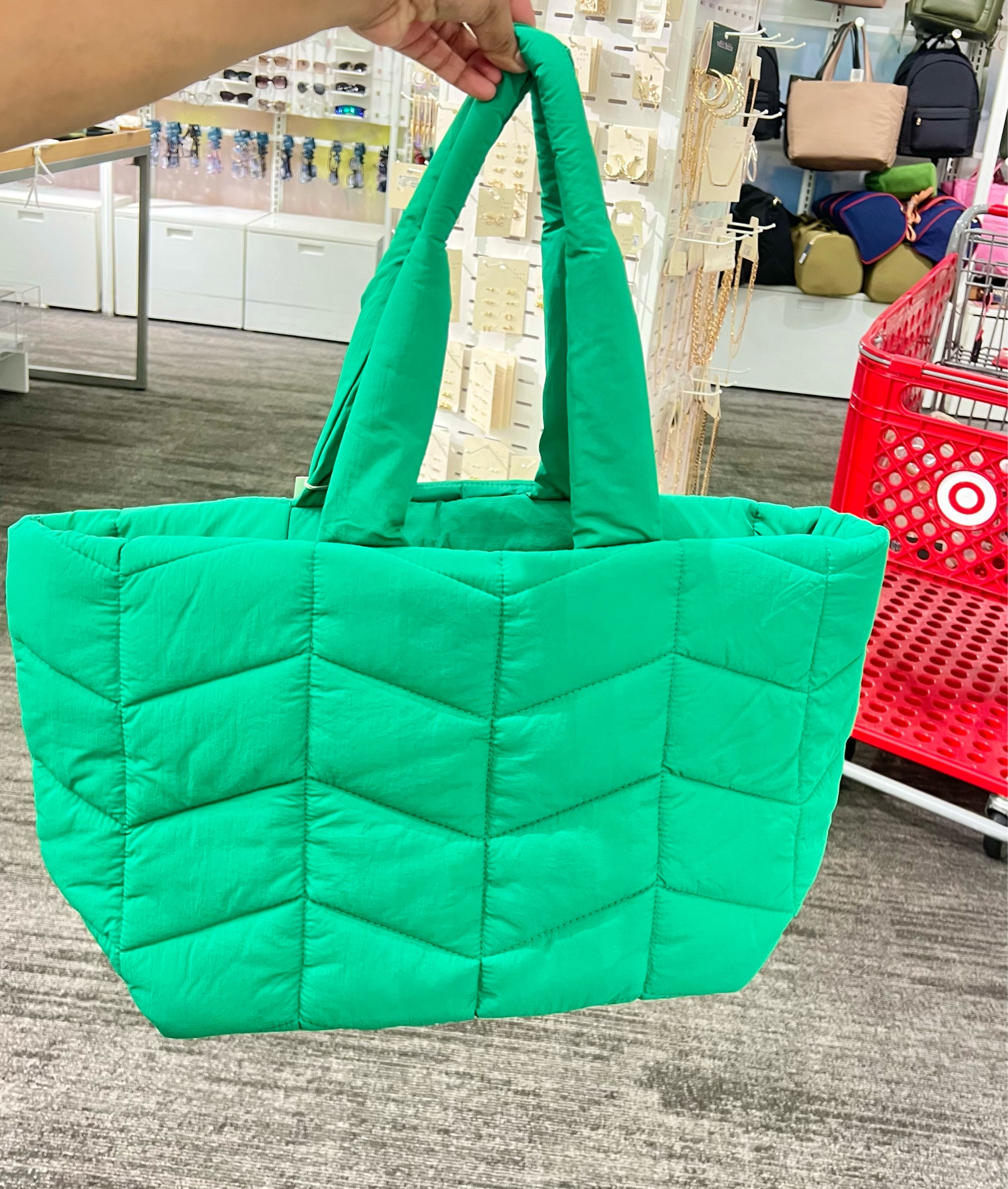 NEW! Everywhere Tote Handbag by A New Day. Available in 3 colors and currently 30% off at Target 🎯 

Trendy Fashion, Puffy Bag, Dupe, Summer Fashion, Green, Brown, Black, Target Style, Target Fashion, Cute Bag, Tote Bag, Target Sale  

#LTKitbag #LTKunder50 #LTKsalealert