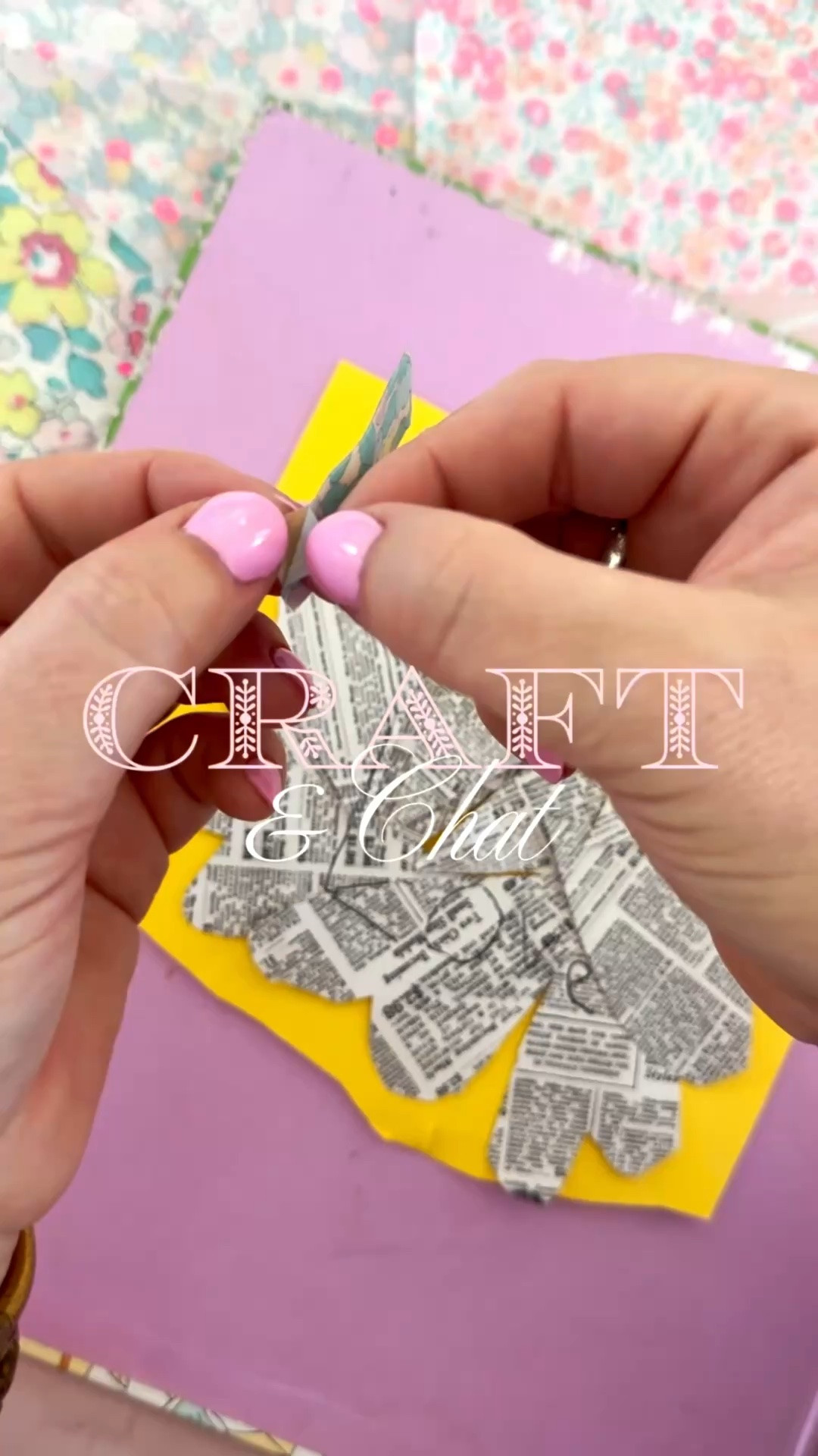 Craft & Chat Day 7. Homemade Fabric Stickers