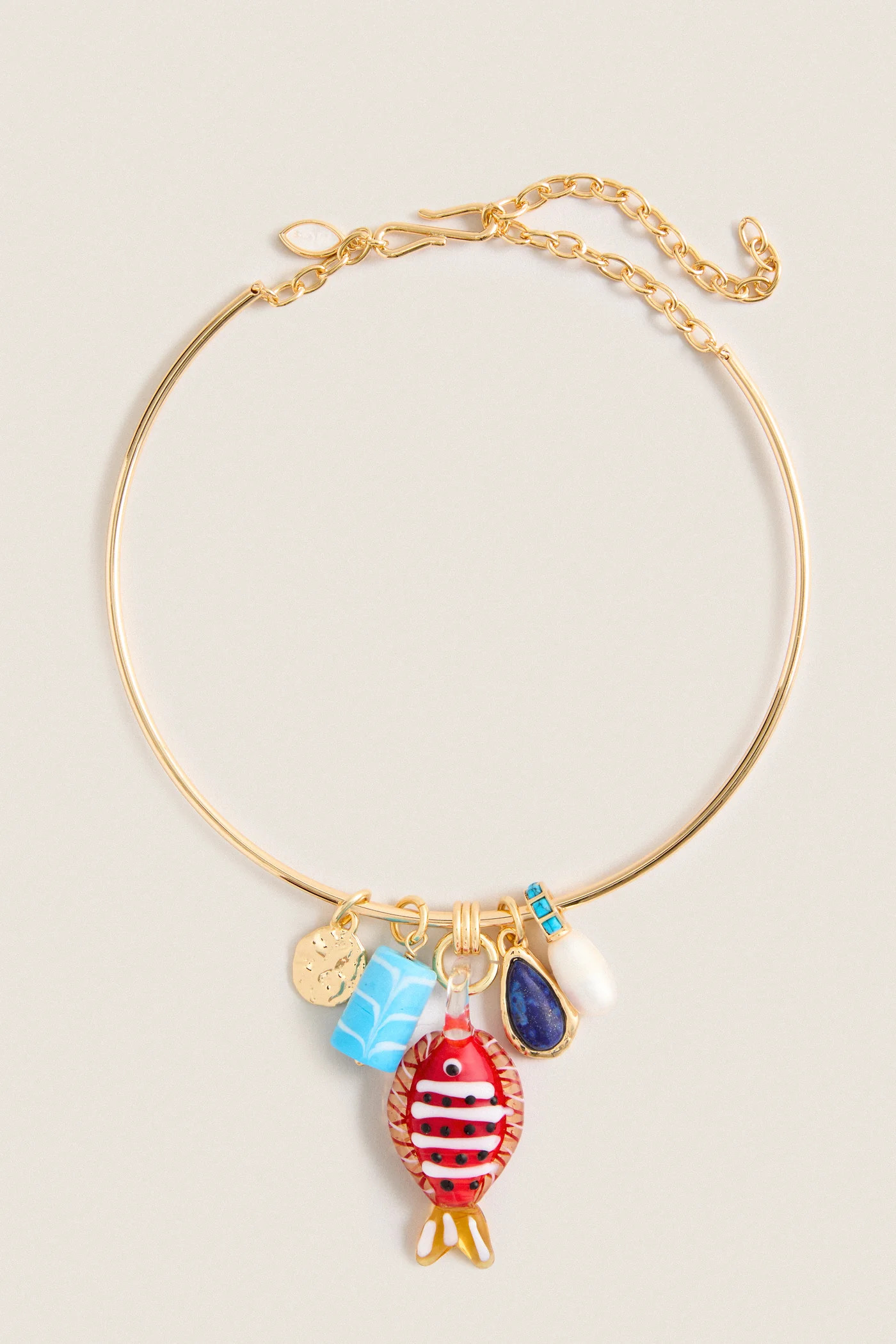Gold Multi Semi Stone Alara Collar | Tuckernuck (US)