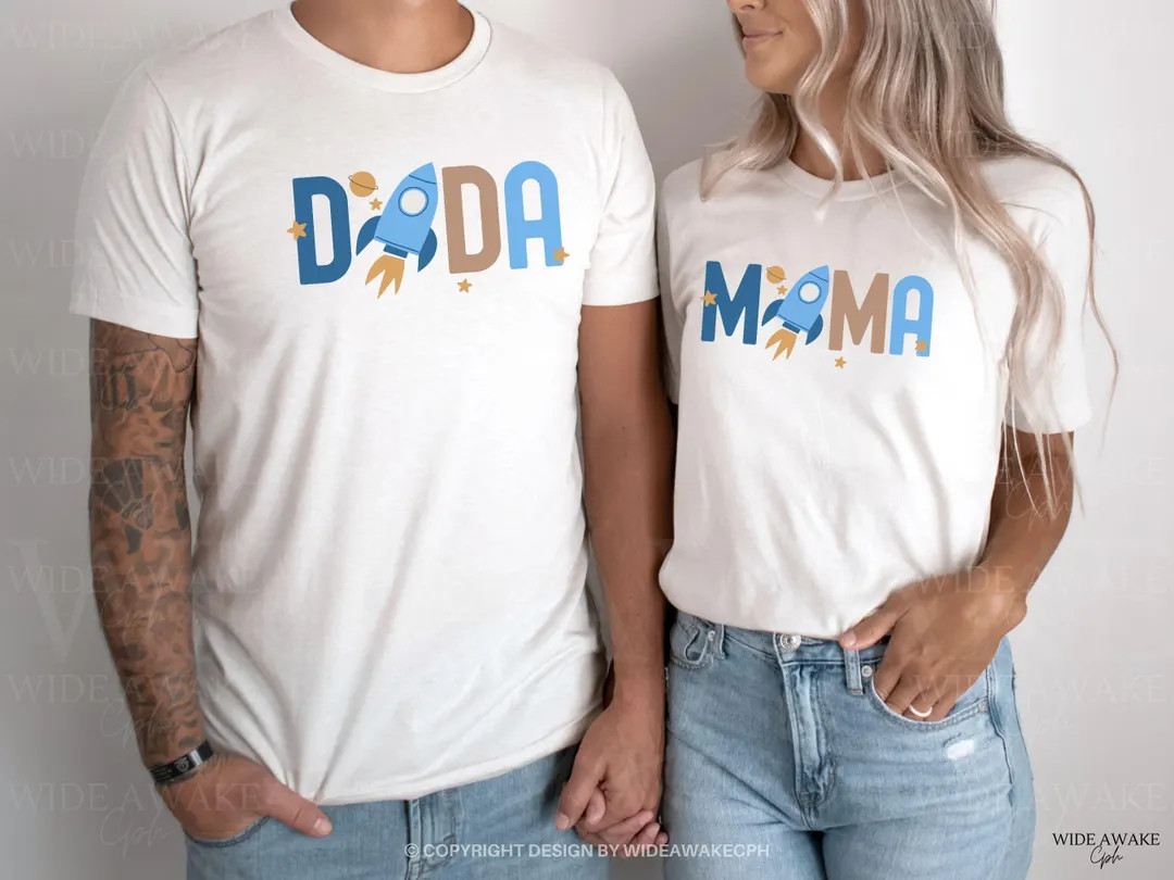 Outer Space 1st Birthday Matching Family Shirts, Rocket First Birthday Shirt, First Trip Around t... | Etsy (US)