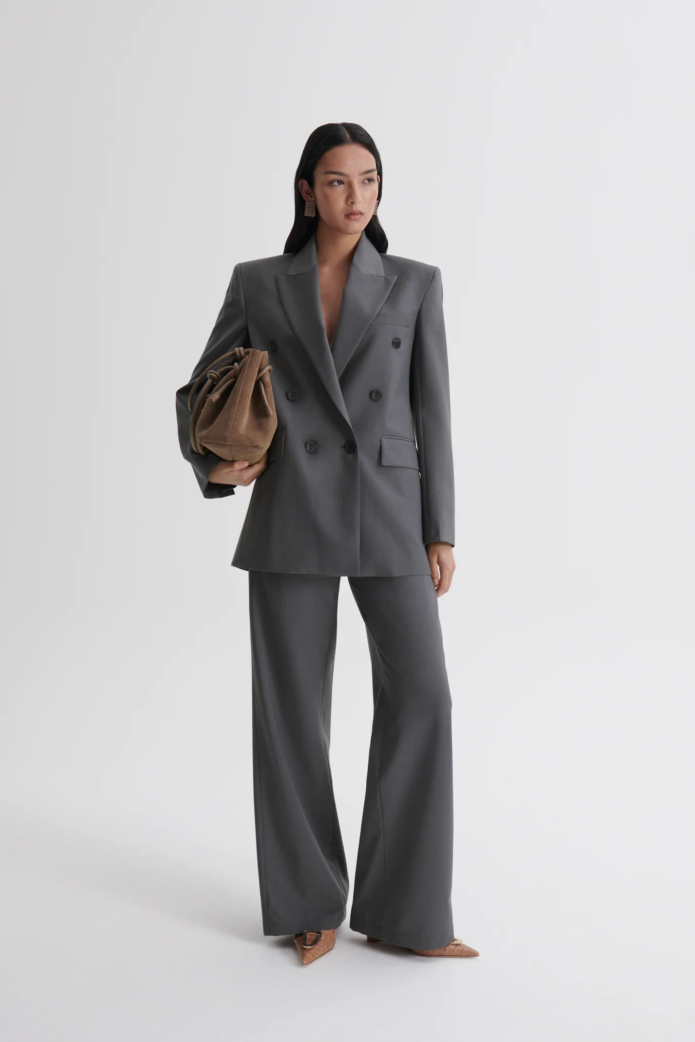 SOFT TROUSER - GREY - Scanlan Theodore | Scanlan Theodore AU