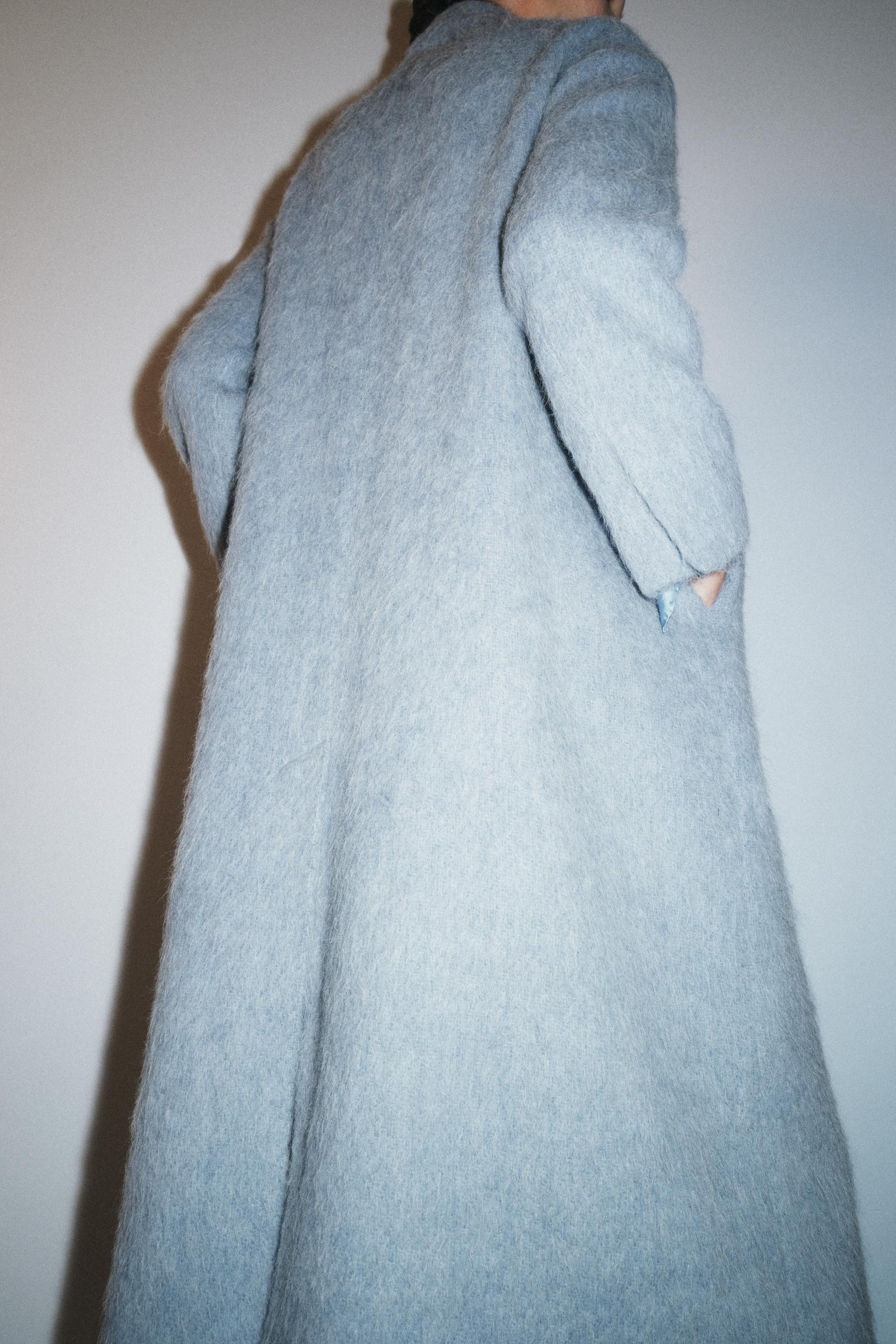STRAIGHT COAT WITH MANTECO WOOL ZW COLLECTION | Zara US