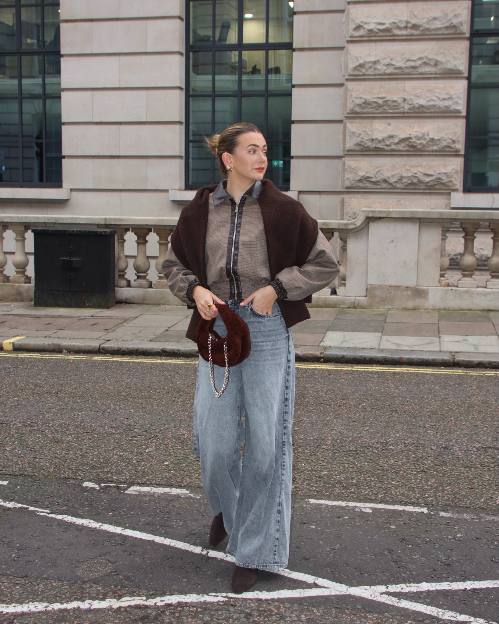 Grey + Chocolate Brown = Winning Combo 

#LTKuk #LTKwinter #LTKstyletip