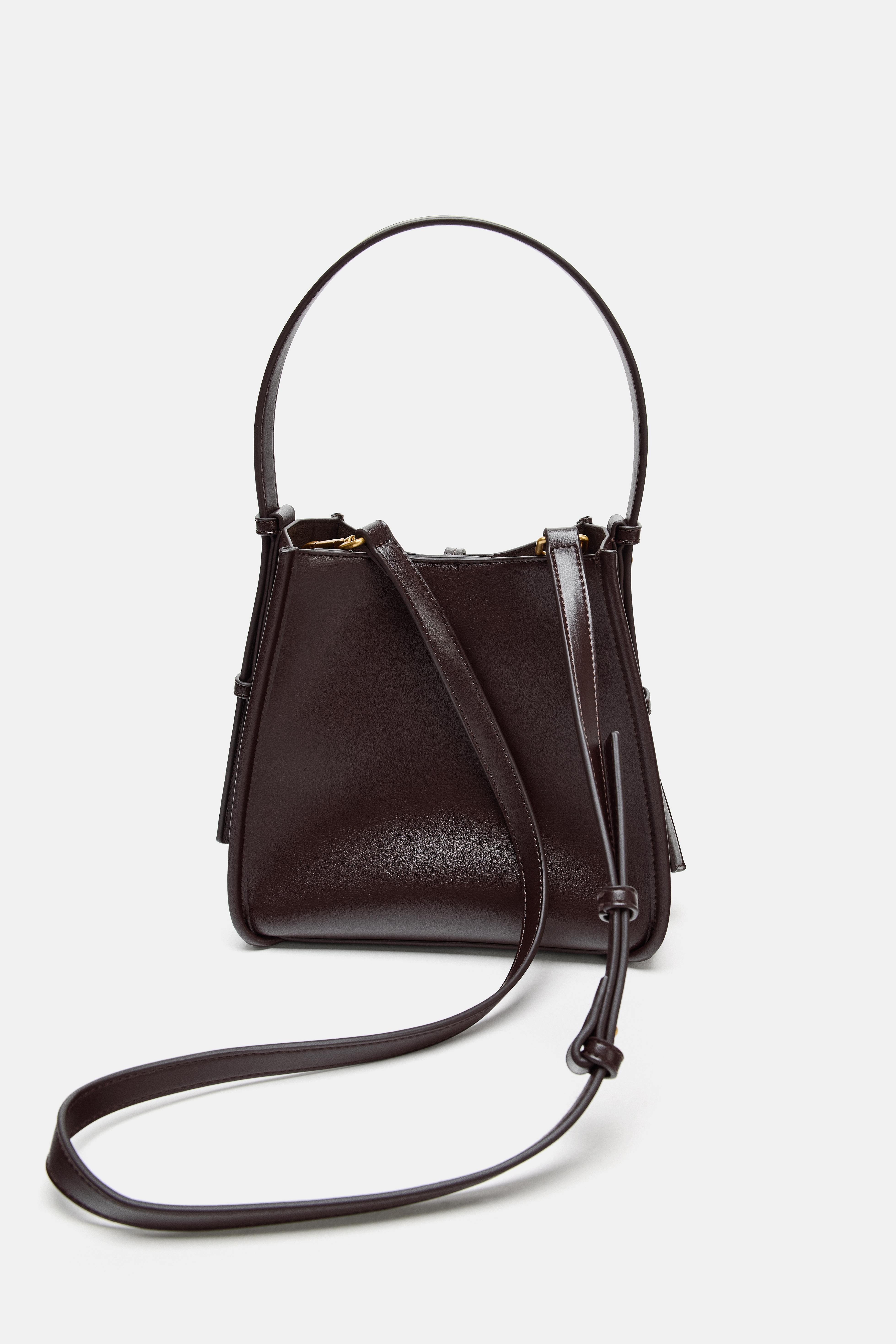 MINI BUCKET BAG WITH METAL RING | Zara US