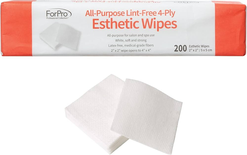 ForPro Professional Collection All-Purpose Lint-Free 4-Ply Esthetic Wipes, for Salon and Spa Use,... | Amazon (US)