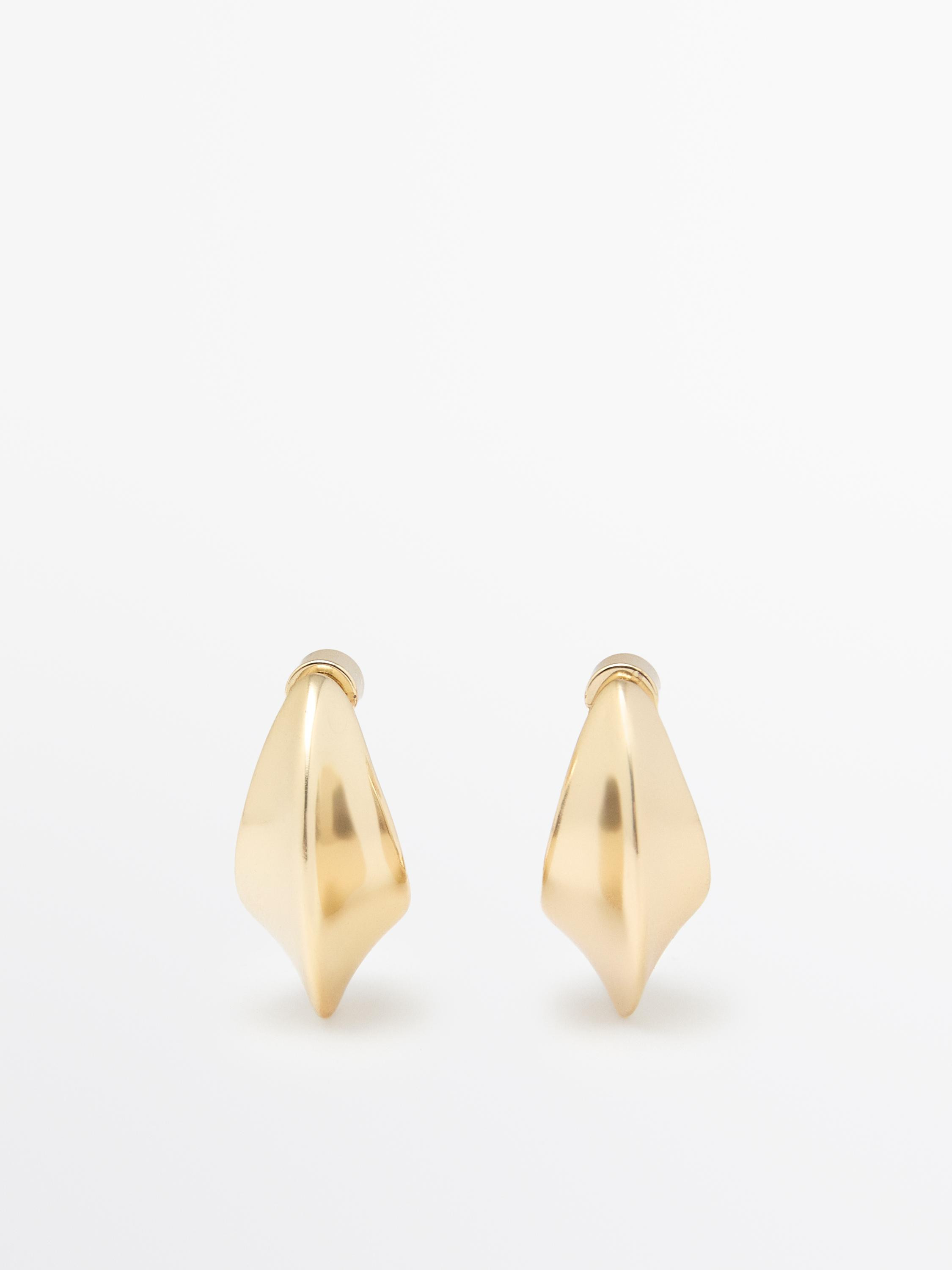 Boucles d'oreilles anneaux lune | Massimo Dutti FR
