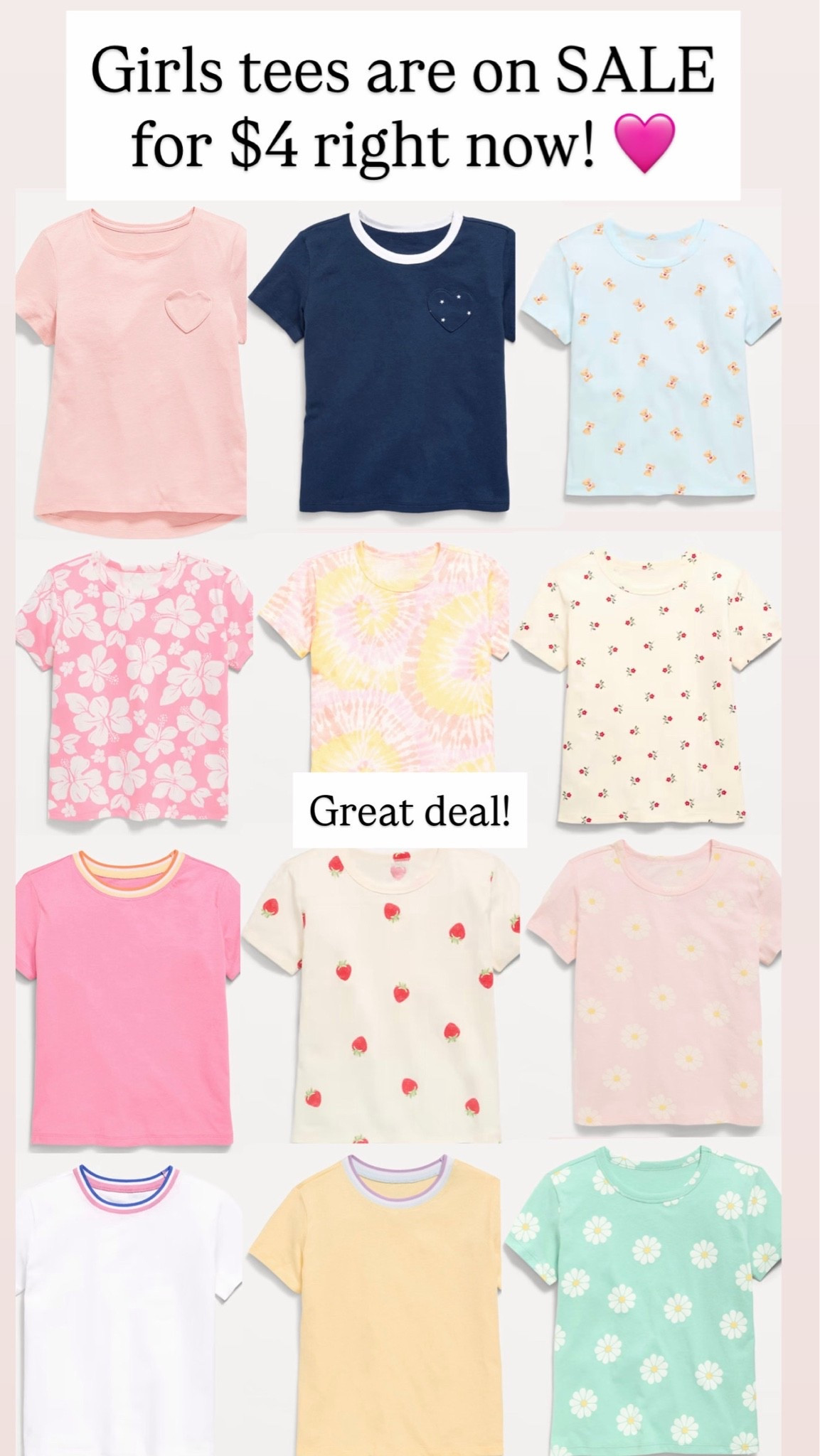 Girls tees are $4 right now!!!

#LTKSaleAlert #LTKKids