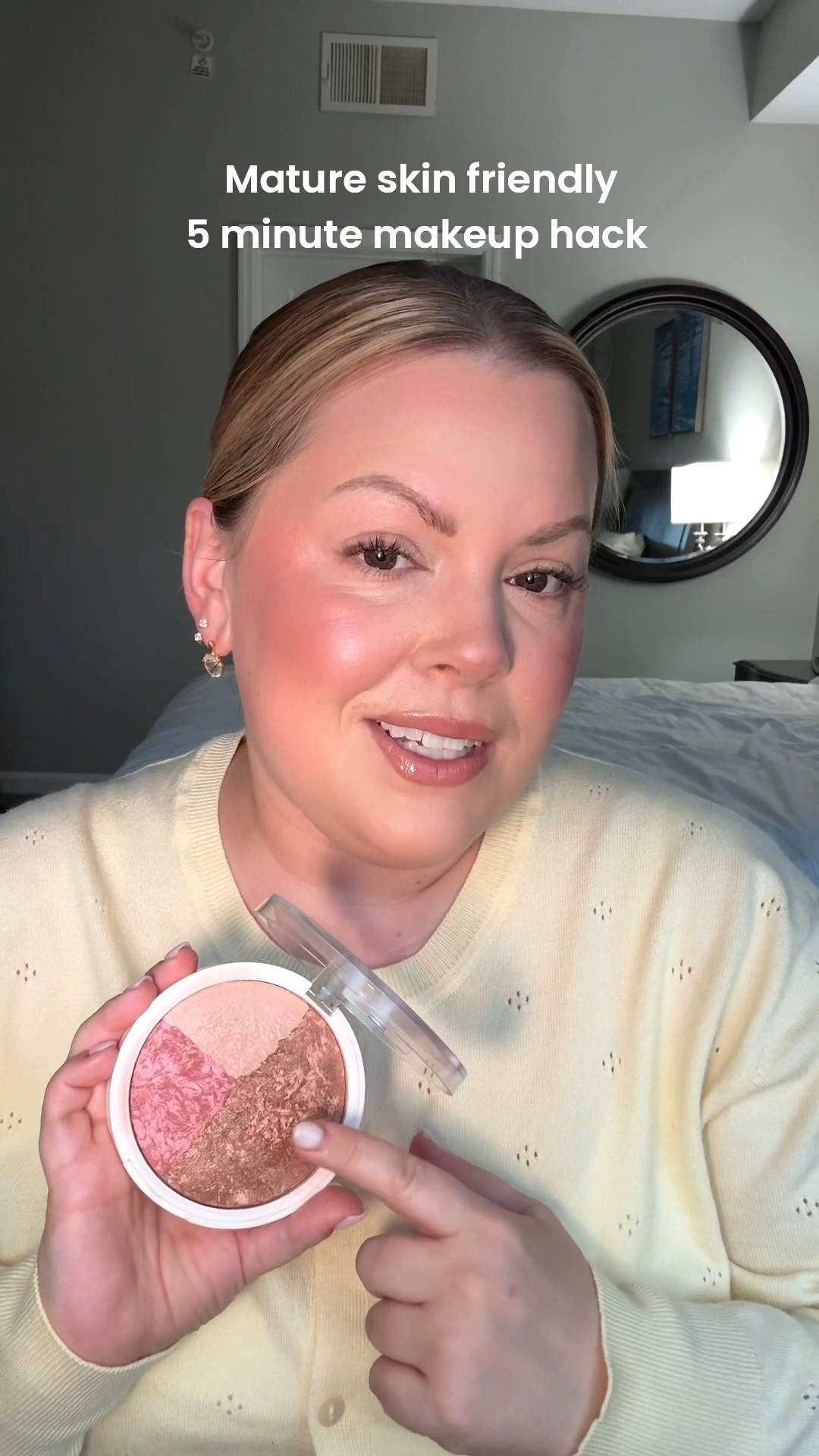 If you like easy 5 minute makeup a baked all in one face palette is something everyone should have in their makeup bag-and it’s affordable! @ULTA Beauty 
Using shade "California sunlight”

#LTKgrwm #LTKBeauty #LTKOver40