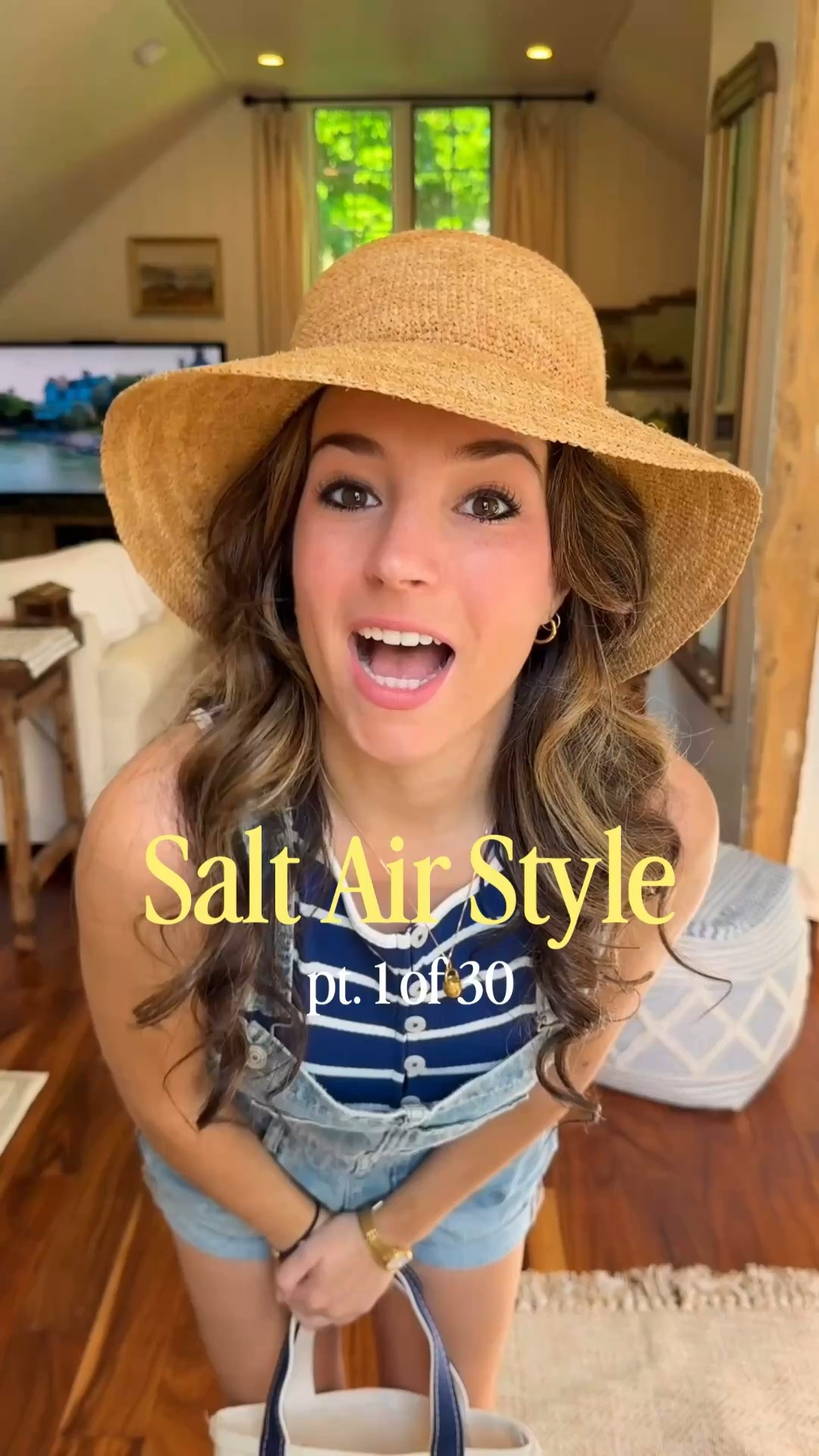 These Free People overalls are my new obsession 🥹 wearing XS and everything and I am 5 foot 3! 🌊



summer Staples / summer outfit / summer outfit inspiration / cute summer outfit / coastal grandmother / coastal granddaughter / classic style / cute summer clothes / short overalls / summer overalls / blue, and white striped top / striped tank top / woven hat / cute beach hat / blue flip-flops / boat and tote / L.L. Bean boat, and tote