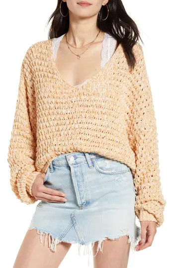 Coconut Knit V-Neck Sweater | Nordstrom Rack