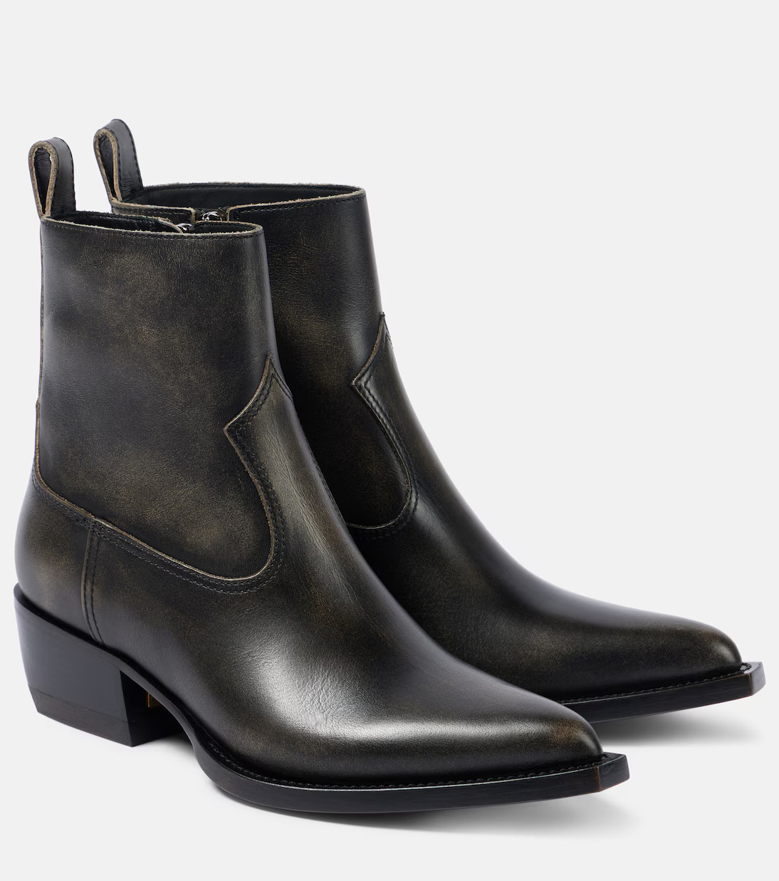 Leather ankle boots | Mytheresa (US/CA)