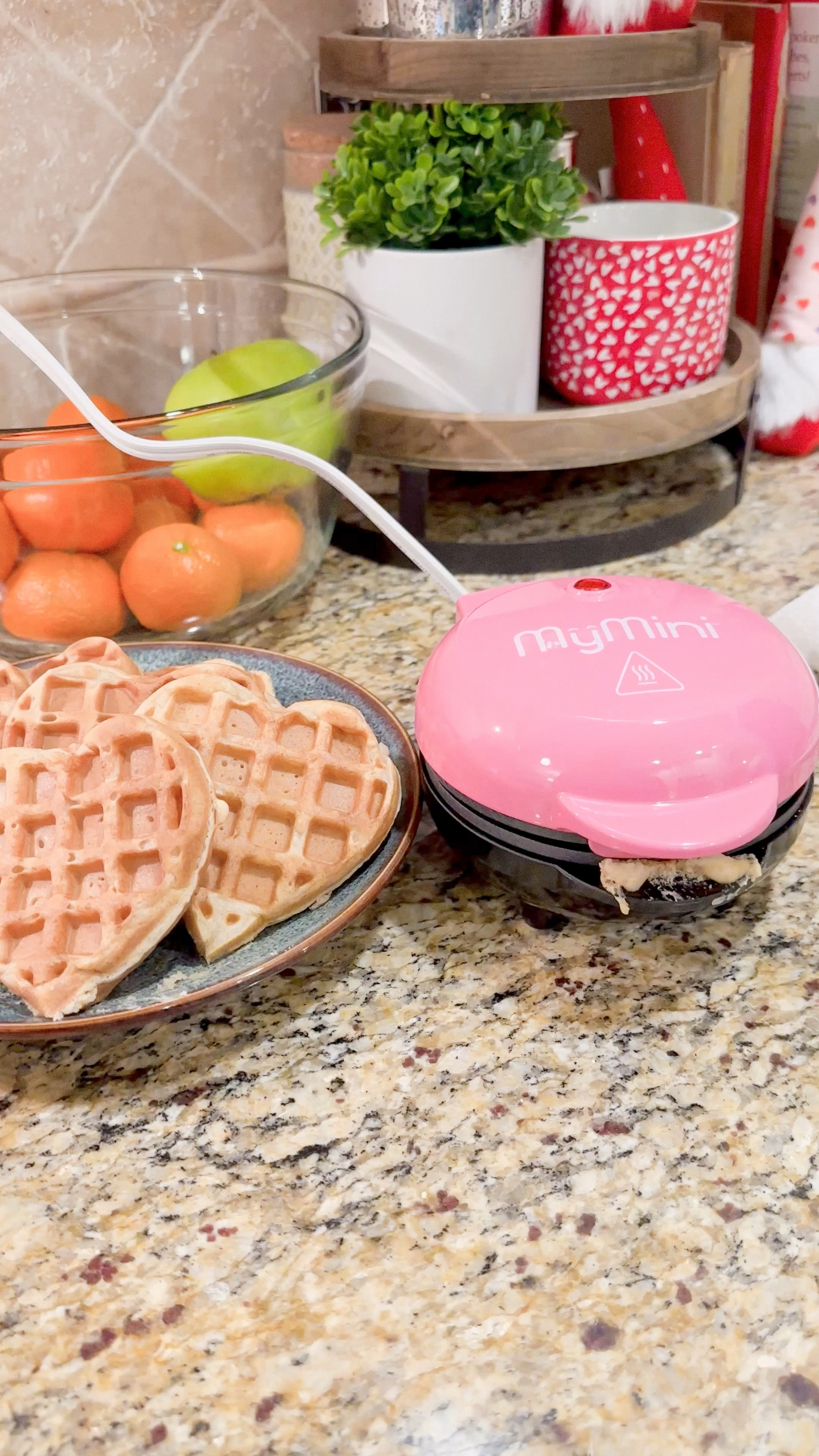 Prepping a cute Valentine’s Day breakfast for the kids! This made the cutest little heart shaped waffles and for less than $10 I think we will get a lot more use out of this! 

#valentinesday #waffles #breakfast #kitchengadget 

#LTKHome #LTKKids #LTKFamily