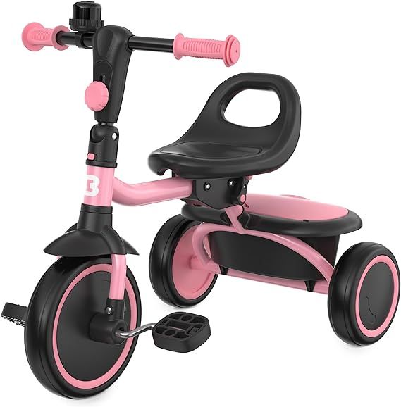 besrey Kids Tricycles Age 18 Month to 5 Years, Toddler Tricycle Kids Trikes Tricycle, Gift Toddle... | Amazon (US)