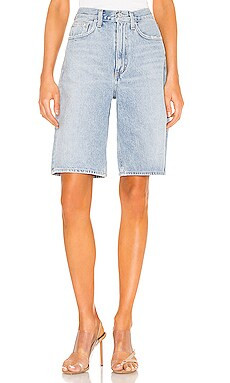 AGOLDE Lennox Culotte Short in Blue Wave from Revolve.com | Revolve Clothing (Global)