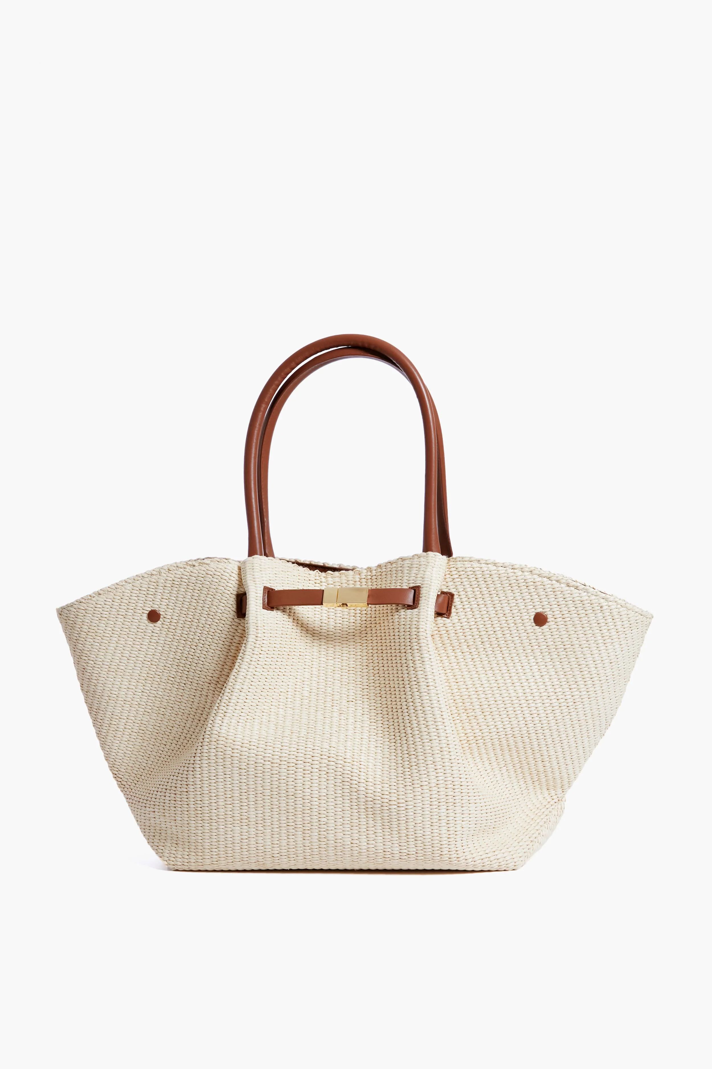 Tan Natural Raffia New York Bag | Tuckernuck (US)