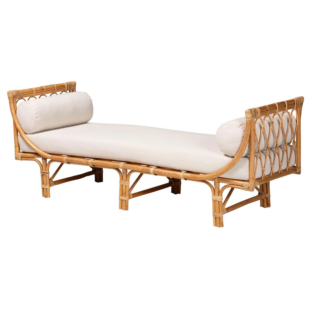 Badriya Modern Bohemian Rattan Daybed | Wayfair North America