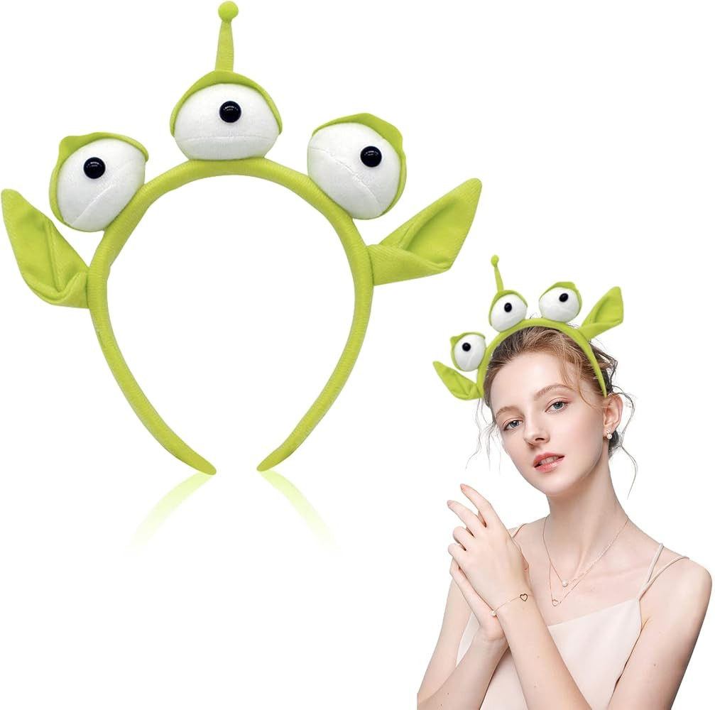 VANVENE Novelty New Alien Ears Costume Plush Headband Adult Child Party Cosplay Gift | Amazon (US)