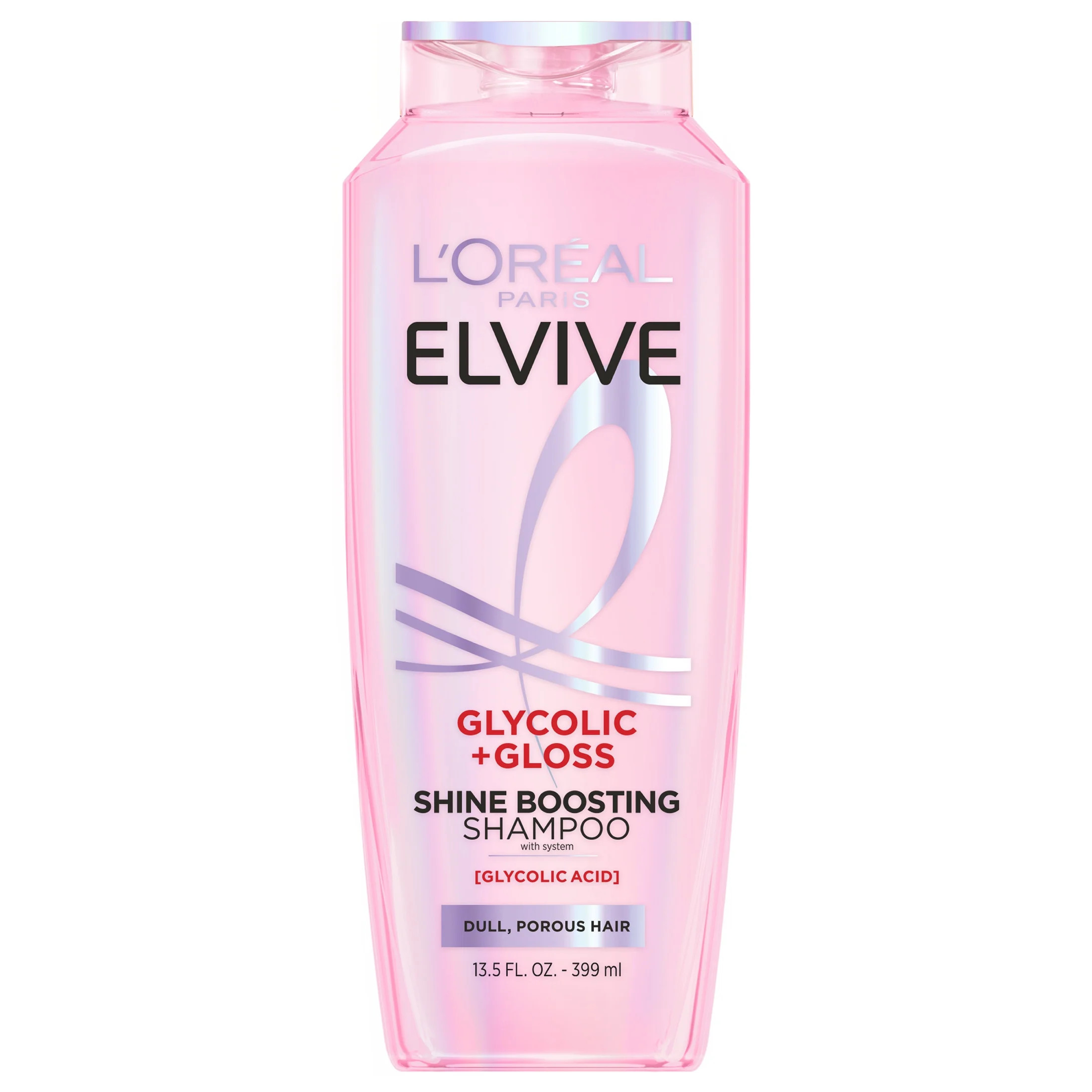 L'Oreal Paris Elvive Glycolic Gloss Shine Enhancing Shampoo, 13.5 fl oz | Walmart (US)